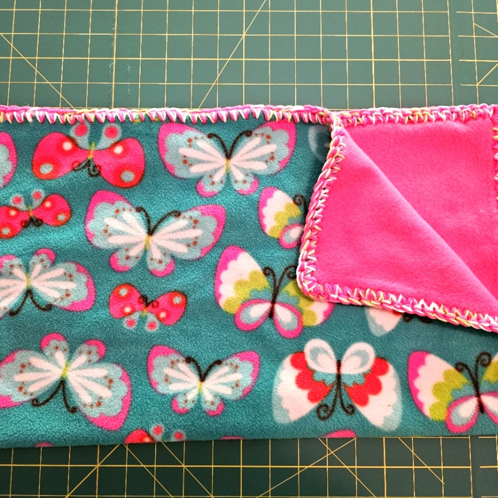 Some of the blankets I've made for shelter animals from Poshmark fleece